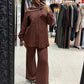 Wendy Linen Set - Brown